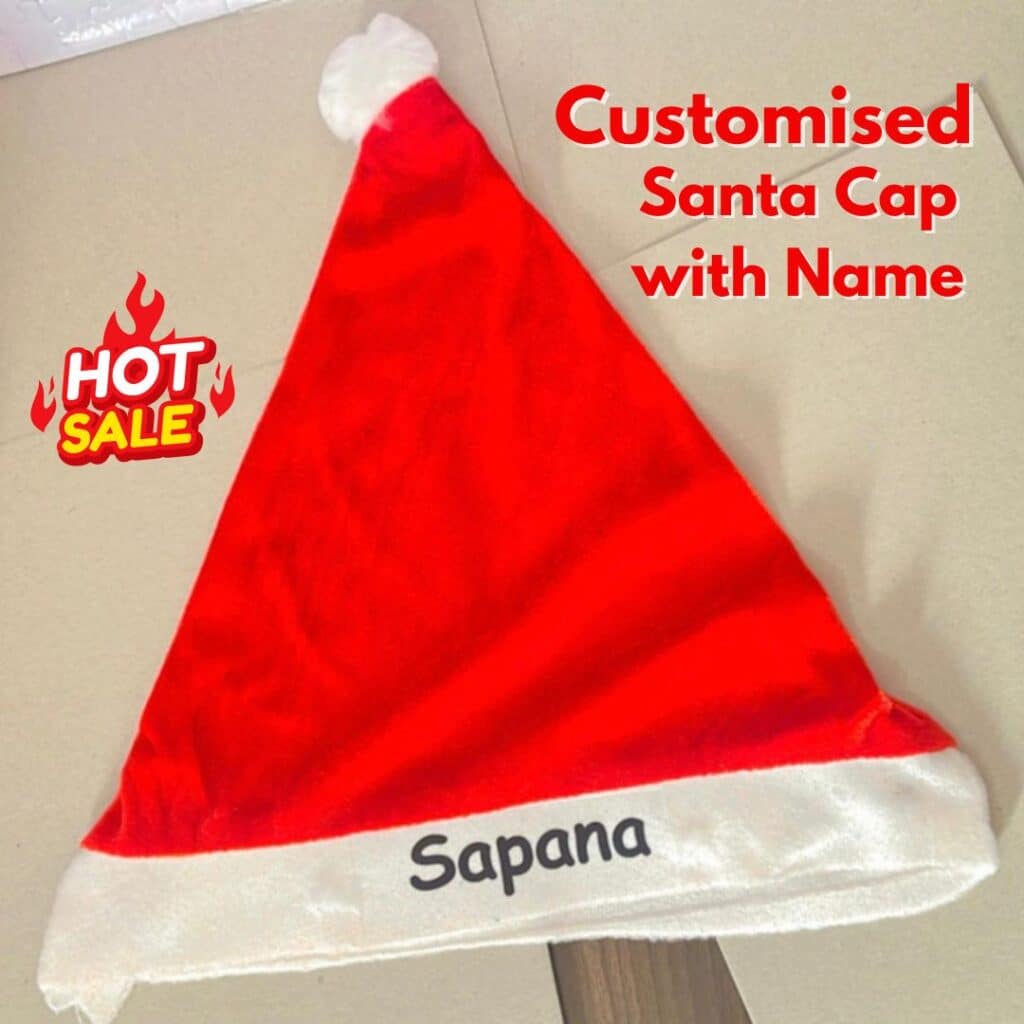 Personalized Santa Hat