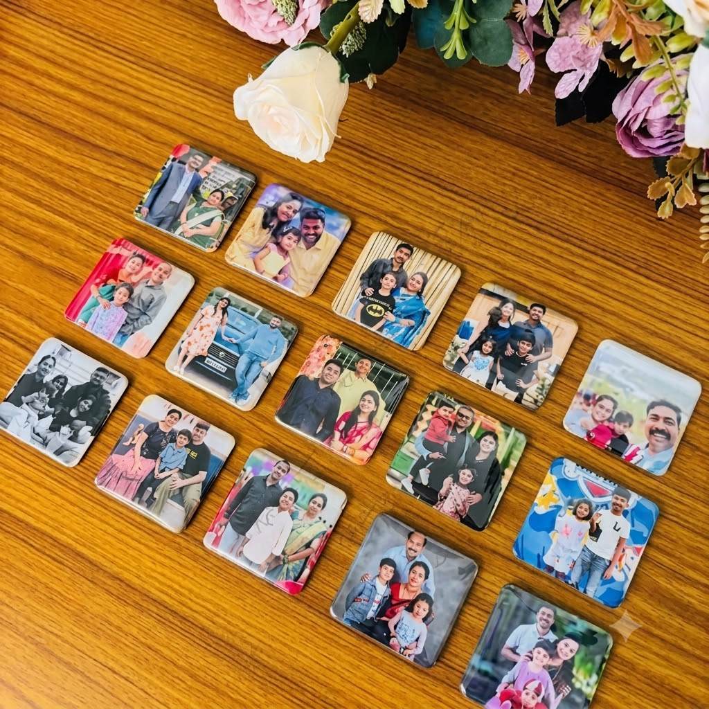 Personalized Photo Fridge Magnets
