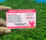 Friendship License Card Back