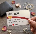 Personalised Love Bank Wallet Card ( White Color )